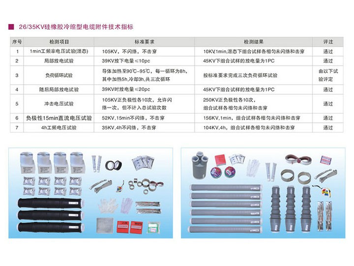 35KV硅橡胶冷缩型电缆